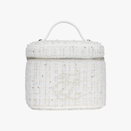 Tweed Mini Bag (White)