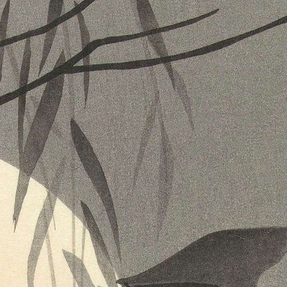 Two Bats at Full Moon by Ohara Koson, 1900