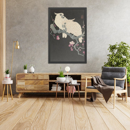 A framed image of