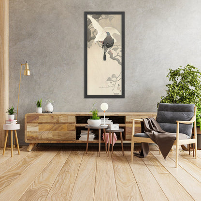A framed image of