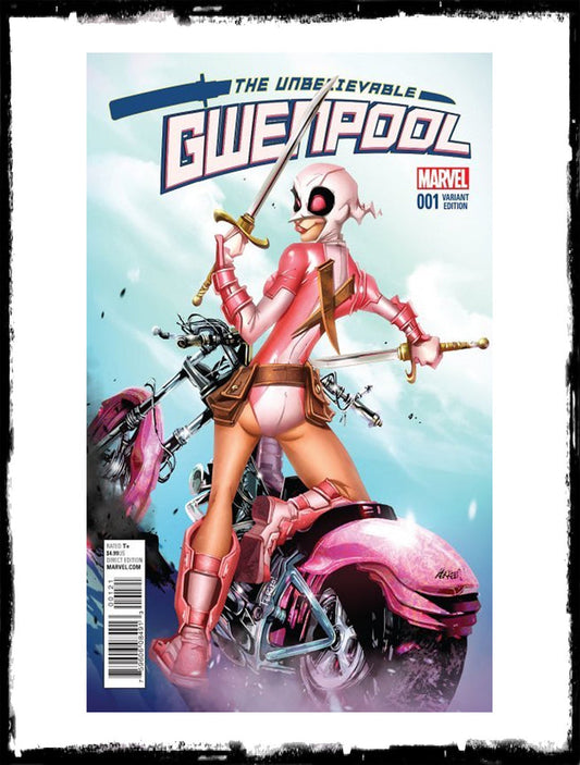 UNBELIEVABLE GWENPOOL - #1  FRANCISCO HERRERA 1:25 INCENTIVE VARIANT (2016 - NM)