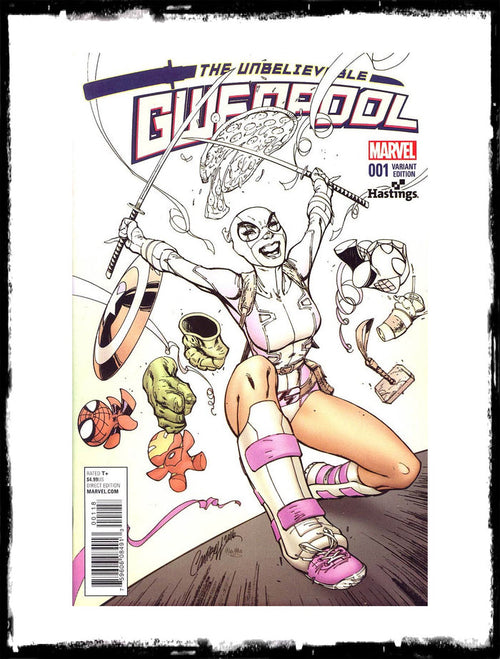 UNBELIEVABLE GWENPOOL - #1  J. SCOTT CAMPBELL HASTINGS FADE VARIANT (2016 - NM)