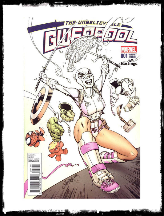 UNBELIEVABLE GWENPOOL - #1  J. SCOTT CAMPBELL HASTINGS FADE VARIANT (2016 - NM)