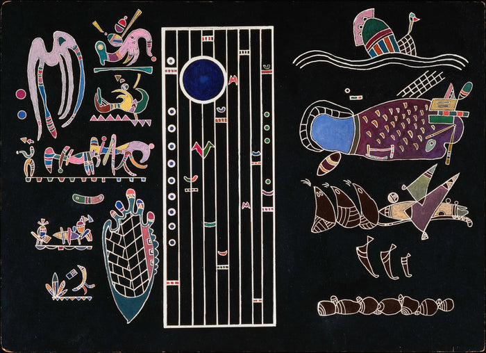 Unfinished Painting by Wassily Kandinsky, 1944