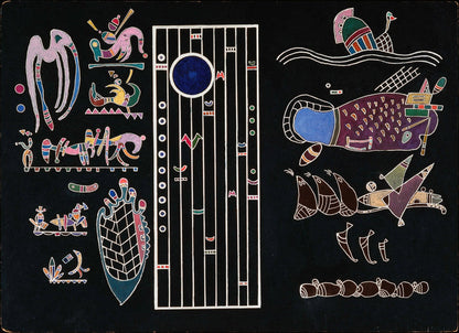 Unfinished Painting by Wassily Kandinsky, 1944