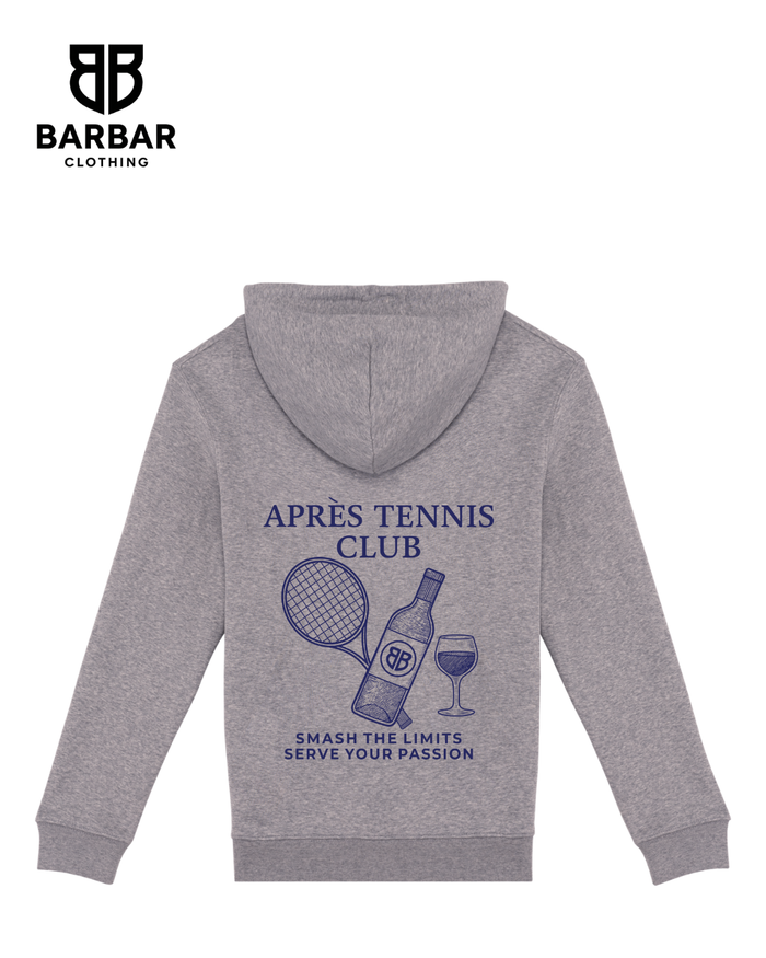 XXS / Moon Grey (Navy Blue logo)