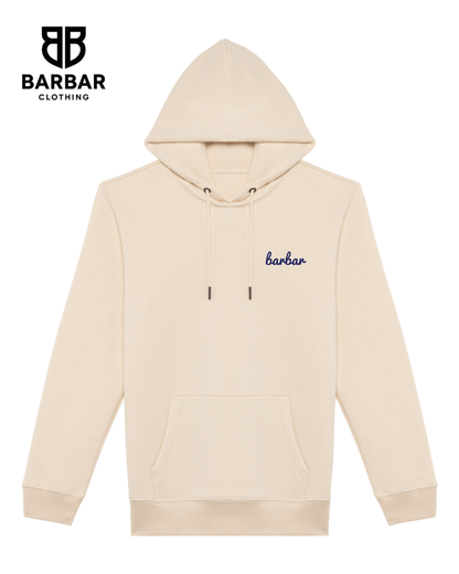 XXS / Raw Natural (Navy Blue logo)