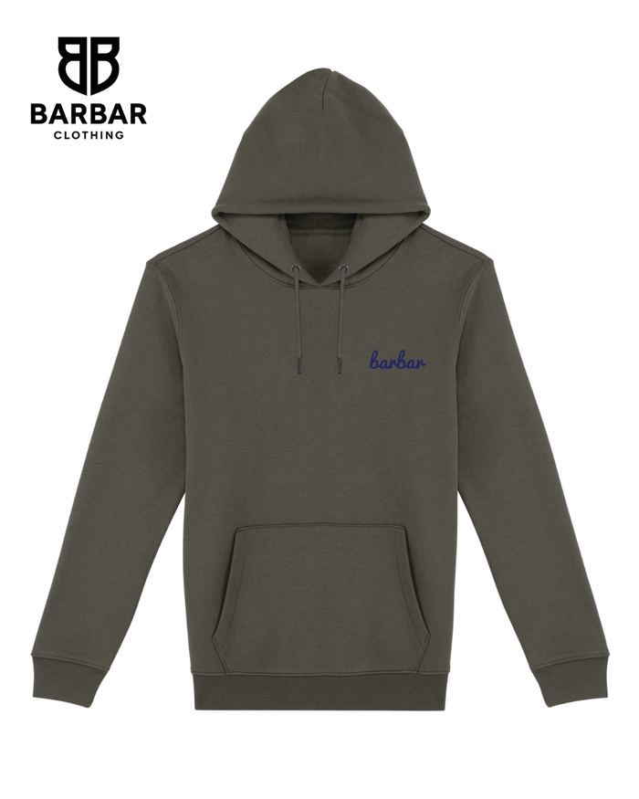 XXS / Organic Kakhi (Navy Blue logo)