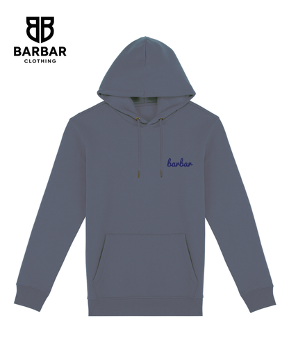 XXS / Mineral Grey (navy blue logo)