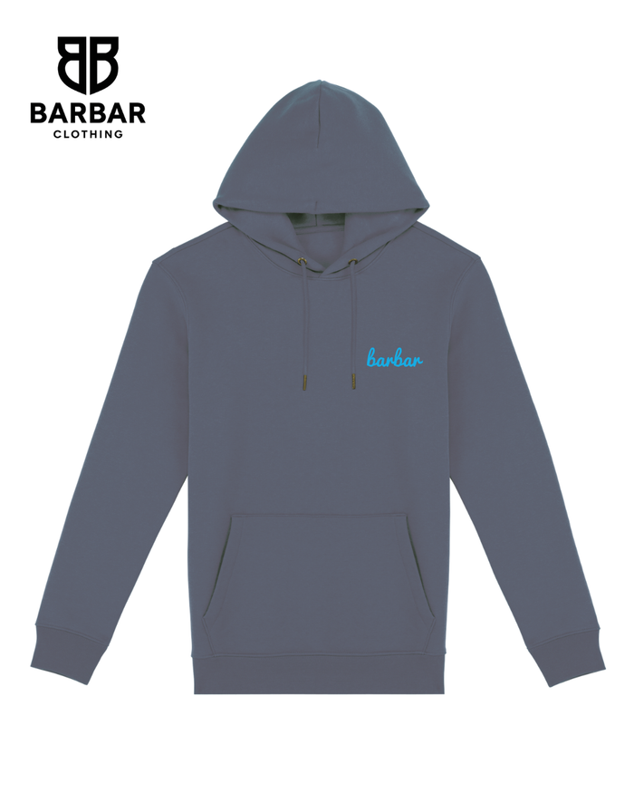 XXS / Mineral Grey (light blue logo)