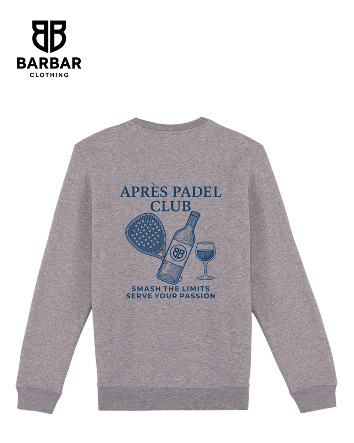 XXS / Moon Grey (Navy Blue logo)