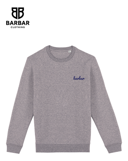 XXS / Moon Grey (Navy Blue logo)