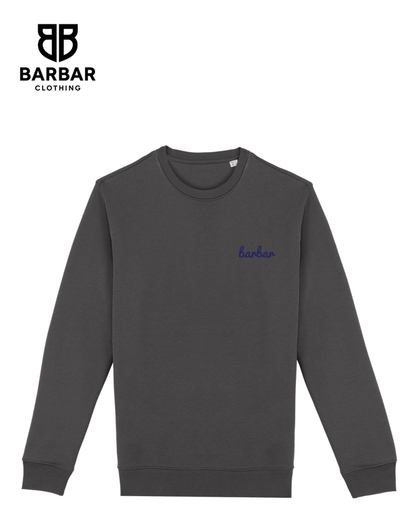 XXS / Iron Grey (Navy Blue logo)