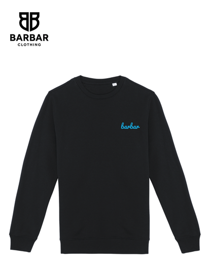 XXS / Zwart (Light Blue logo)