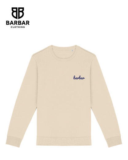 XXS / Raw Natural (Navy Blue logo)