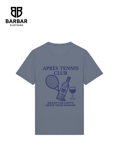XXS / Mineral Grey (navy blue logo)