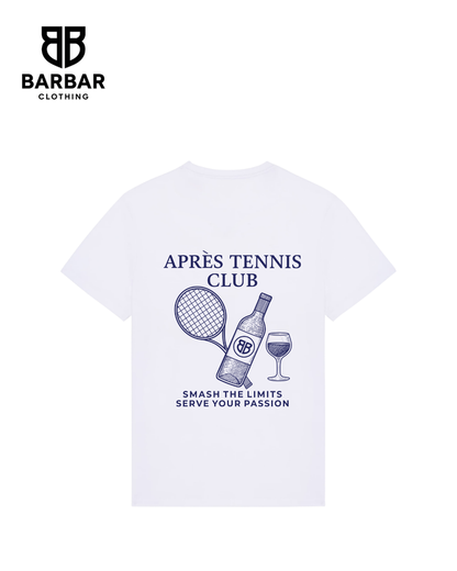 XXS / White (Navy Blue logo)