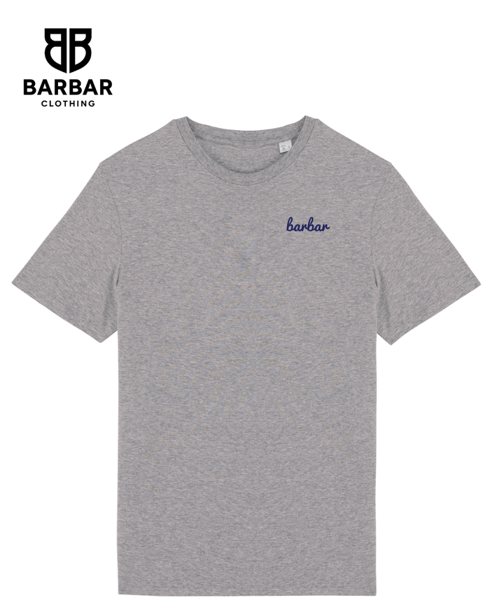 XXS / Moon Grey (Navy Blue logo)