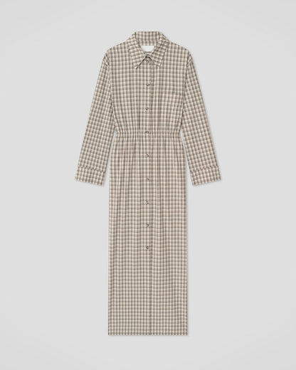 Usha - Dress - Creme/Grey
