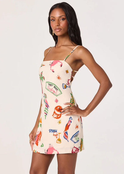 Valencia Mini Dress - Island Sketchbook
