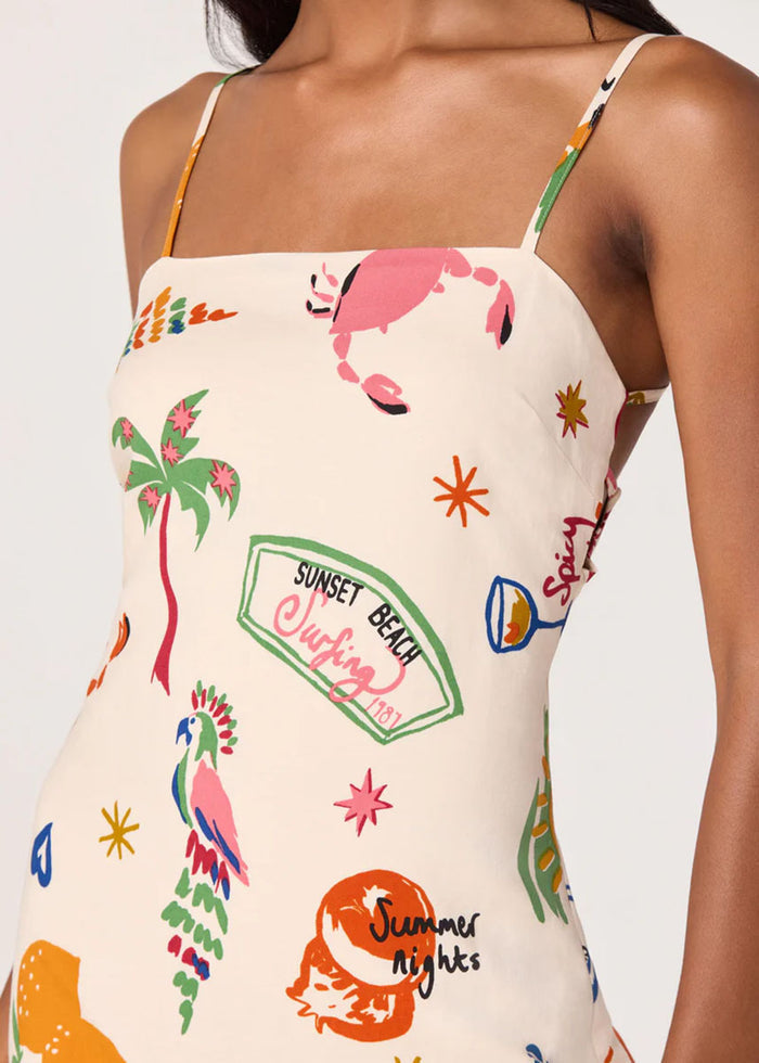 Valencia Mini Dress - Island Sketchbook