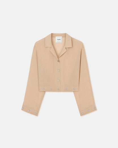 Vally - Cropped shirt - Wax