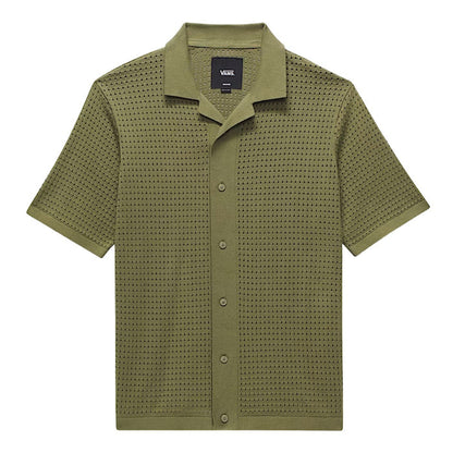 Vans Feldman Sweater Polo Shirt Loden Green