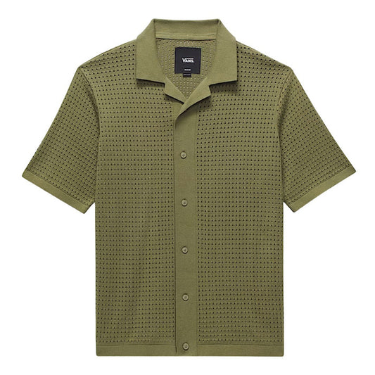 Vans Feldman Sweater Polo Shirt Loden Green