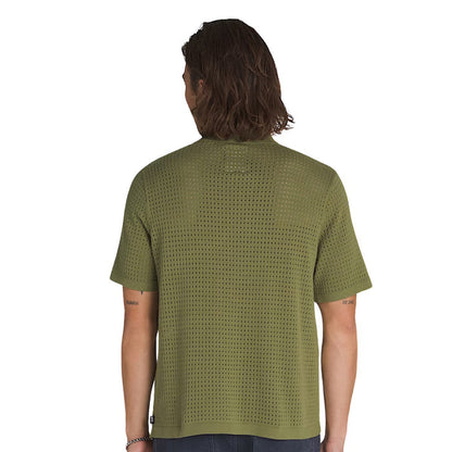 Vans Feldman Sweater Polo Shirt Loden Green