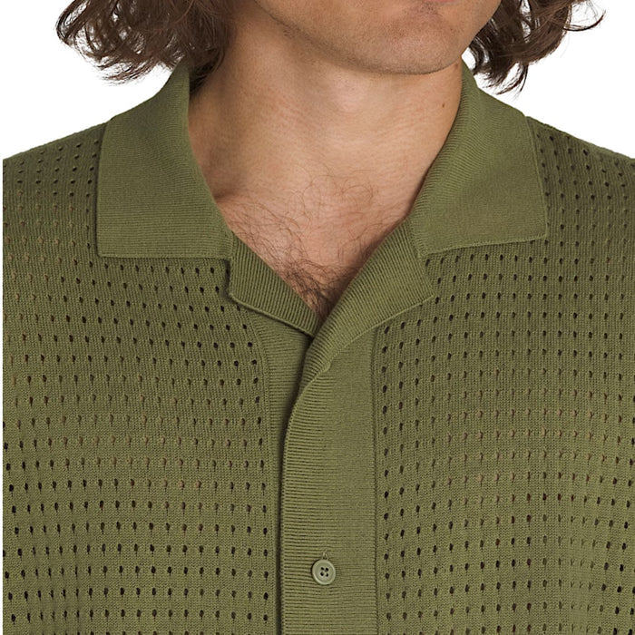 Vans Feldman Sweater Polo Shirt Loden Green
