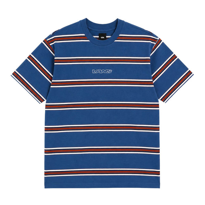 Vans Mesa Stripe T-Shirt Royale White Red