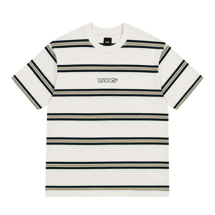 Vans Mesa Stripe T-Shirt White Green