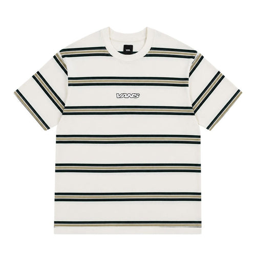 Vans Mesa Stripe T-Shirt White Green