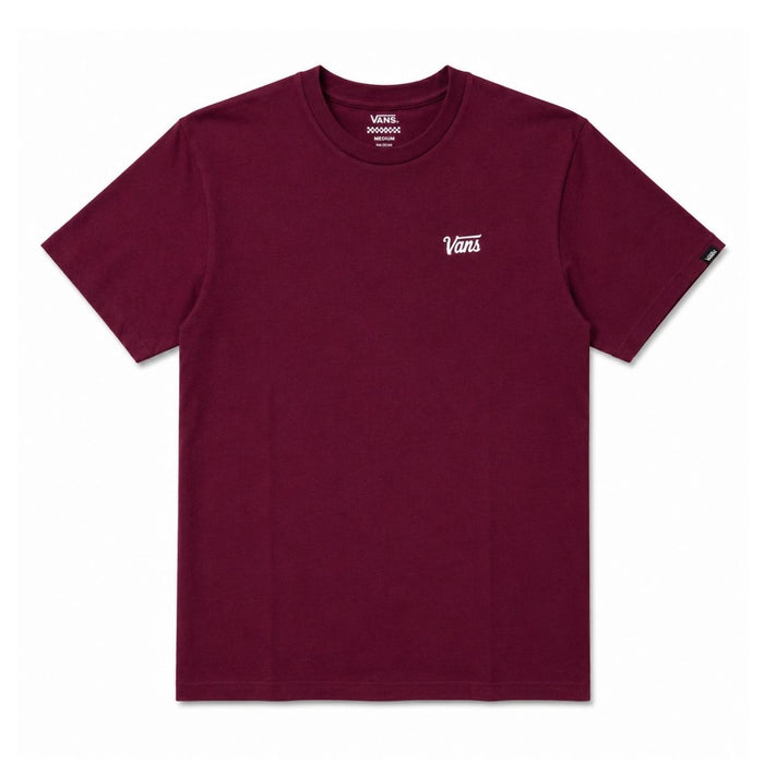 Vans Mini Script T-Shirt Burgundy