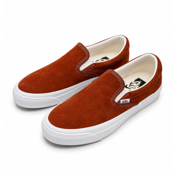 Vans Slip On LX Classic 98 Pig Suede Brick Red