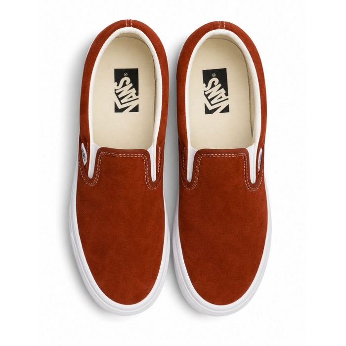 Vans Slip On LX Classic 98 Pig Suede Brick Red