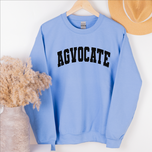 Varsity AGvocate Black – Crewneck