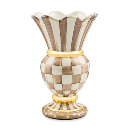 Vase Great Check Ceramic