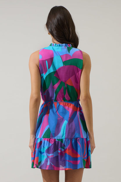 Vemmy Abstract Itzel Shift Mini Dress