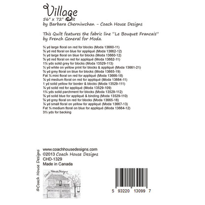 Village Quilt Pattern