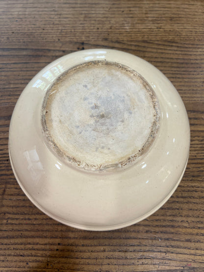 Vintage 10” 3 QT Stoneware Mixing Bowl
