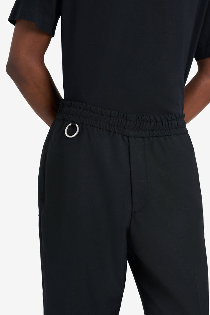 ETUDES STUDIO WAISTBAND SUIT PANT BLACK 4