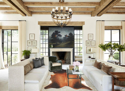 Brown with Red Cowhide Rug #B4050