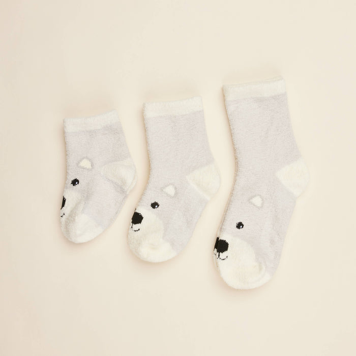 Warmies Marshmallow Bear Crew Socks