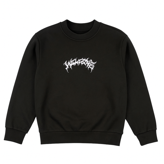 Welcome Barb Pigment Dyed Crewneck Raven Black