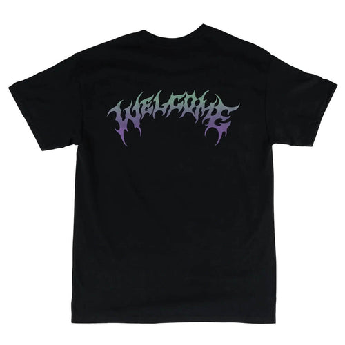 Welcome Gradient Barb T-Shirt Black