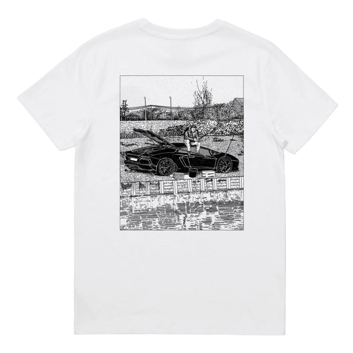 Wemoto Car T-Shirt White