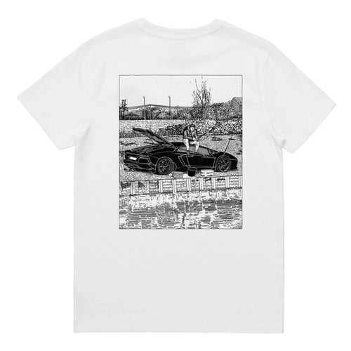 Wemoto Car T-Shirt White
