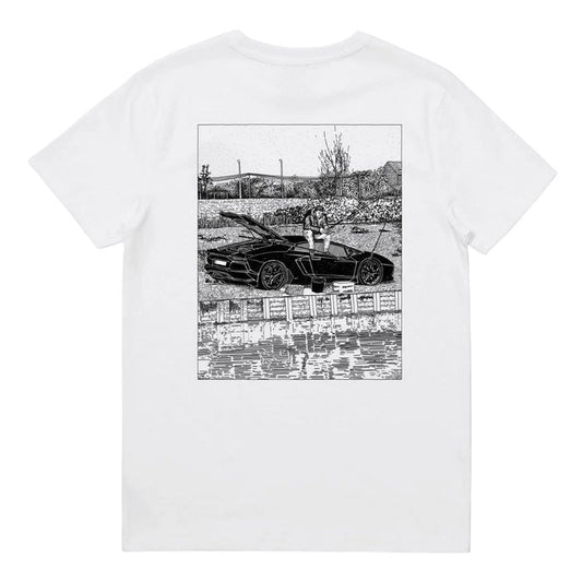 Wemoto Car T-Shirt White