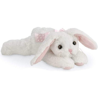 Plush White Bunny Rabbit Baby Powderpuff